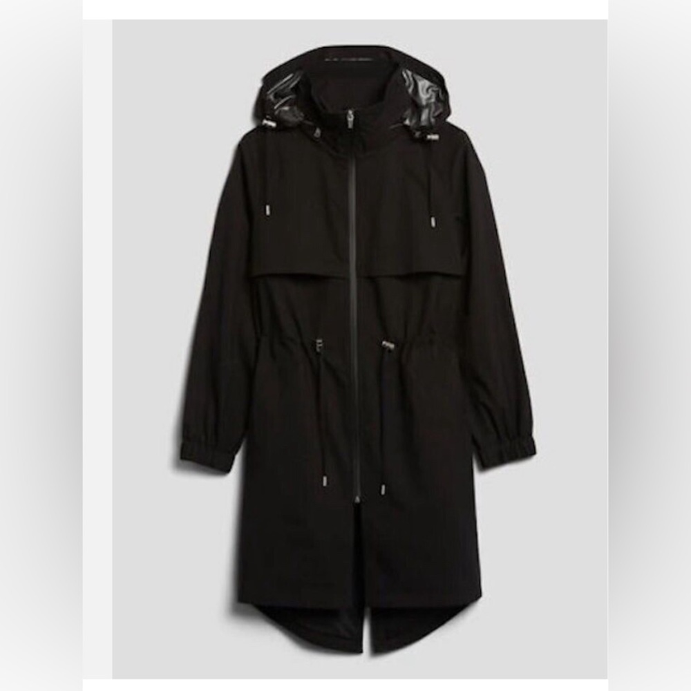 Banana Republic. Rain Anorak Jacket. Small. Black.